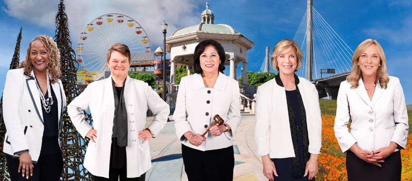 New Official Photo Featuring All-Woman LA County Board of Supervisors Unveiled