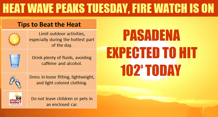 Heat Wave Hits Today With Triple Digit Opener – Pasadena Now