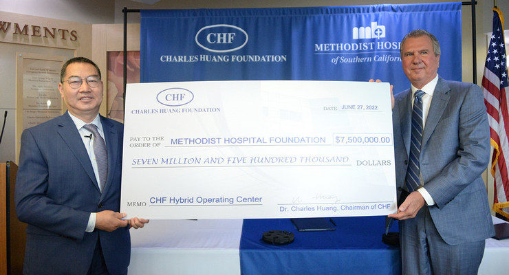 La Charles Huang Foundation con sede a Pasadena raccoglie 7,5 milioni di dollari in donazioni all’ospedale metodista in Arcadia – Ora Pasadena