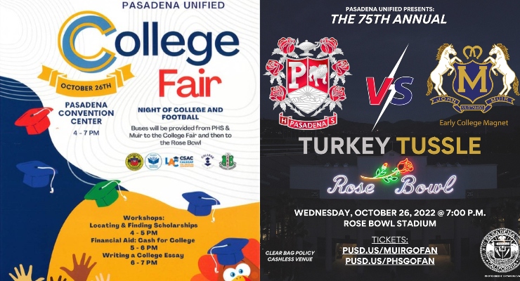 PUSD, Türkiye Savaşı’ndan Önce Oyun Günü Üniversite Fuarı Düzenledi – Pasadena Now