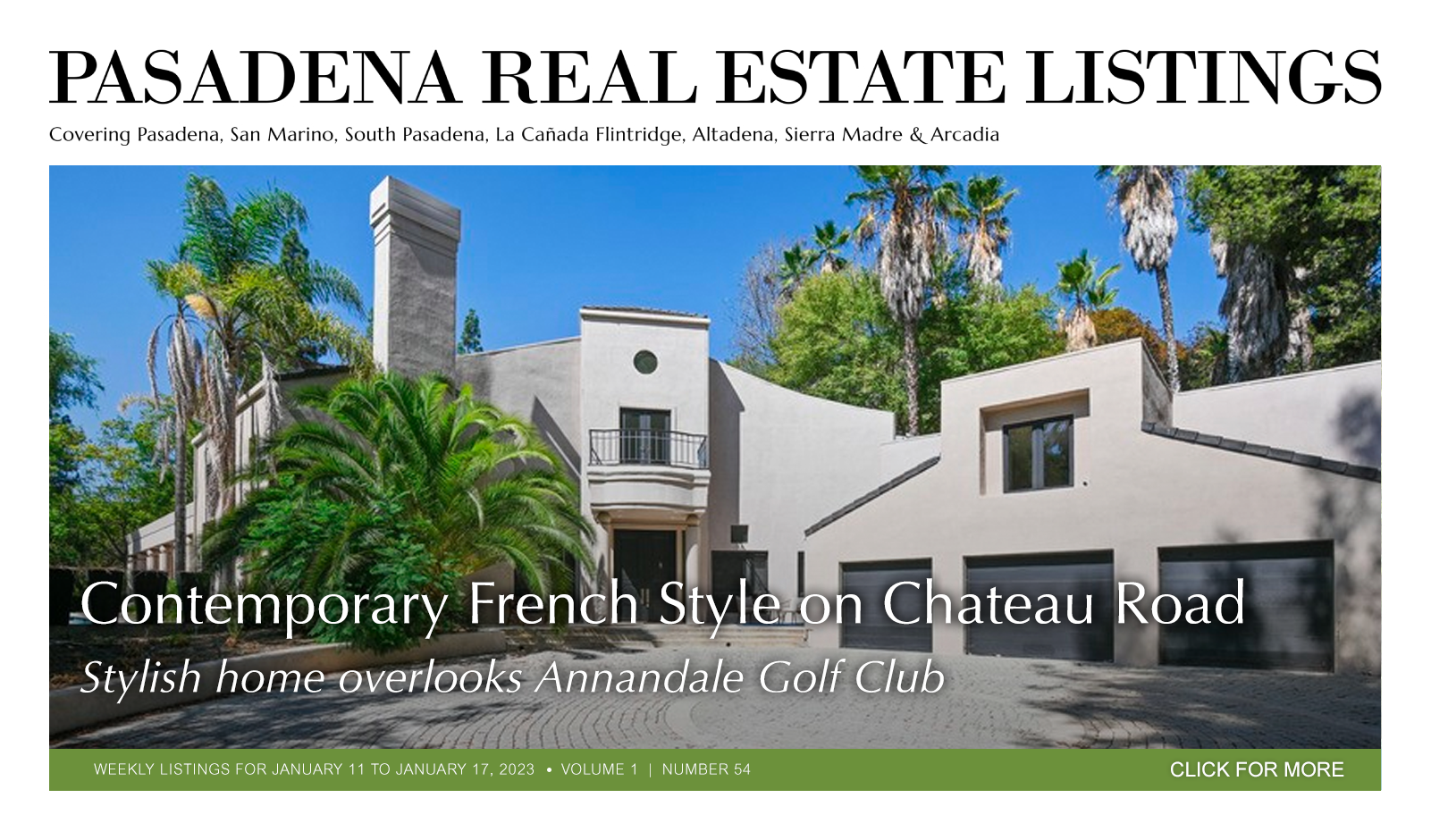 Pasadena Real Estate Listings Weekly V1 N54 Pasadena Now