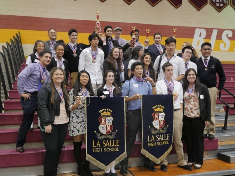 La Salle High School's Academic Decathlon Team Earns 106 Medals at