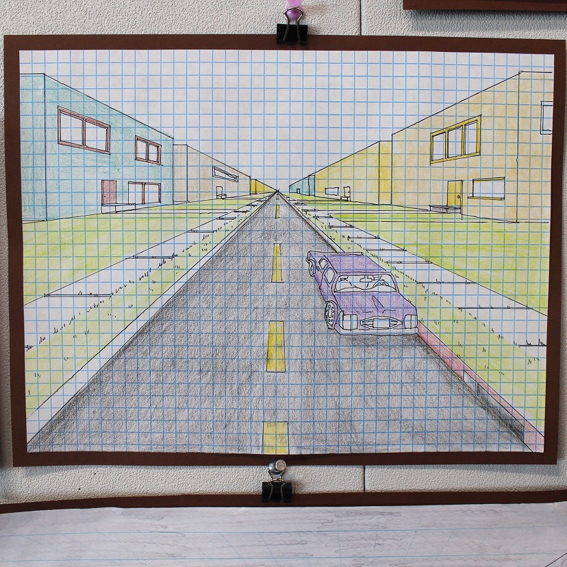 Flintridge Prep's Geometry Class: Visualizing and Drawing One-Point ...