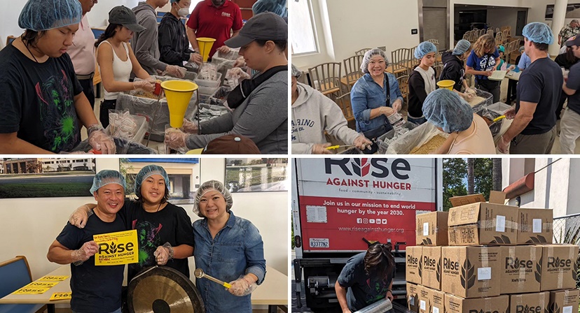 San Marino High School Students Help Pack 10,000 Meals for Rise Against ...