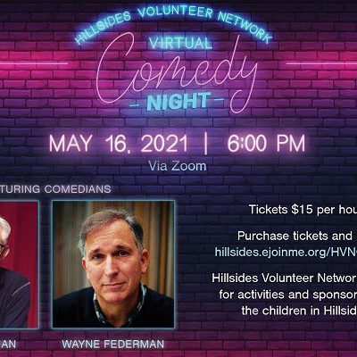 Hillsides to Host Comedy Night Fundraiser