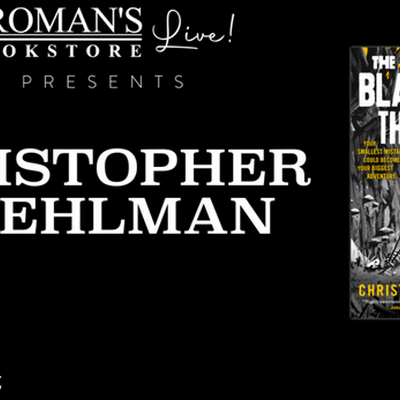 Novelist, Comedian, Playwright, and Pet  Christopher Buehlman to Discuss His Latest, “The Blacktongue Thief”