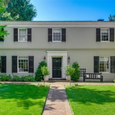 A Classic, Shuttered California Colonial Home Designed by H. Palmer Sabin in Southwest Pasadena