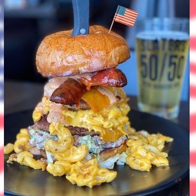 Slaters ‘Merica Burger Pushes Burger Independence to the Limit
