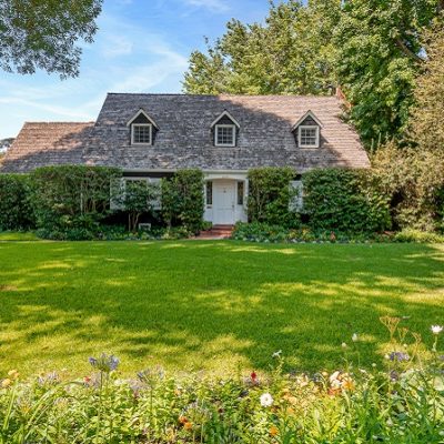 A Handsome 1948 Two-story New England Colonial Style Home in San Marino