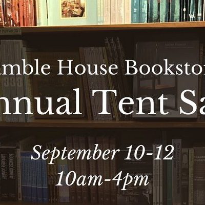 Gamble House Bookstore Weekend Tent Sale Continues Saturday and Sunday