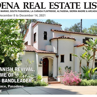 Pasadena Gets Its Own New Weekly Real Estate Listings Magazine