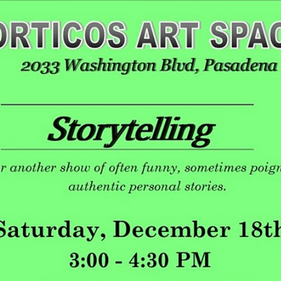 An Afternoon of Storytelling at Porticos Art Space