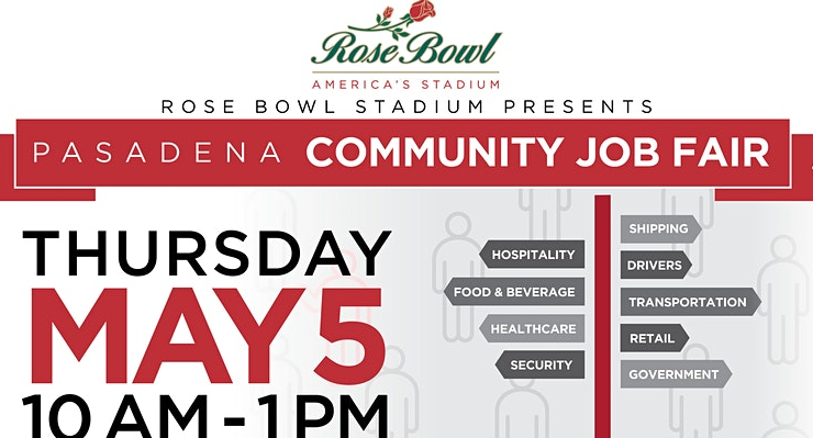 Pasadena Community Job Fair to be Held at the Rose Bowl Thursday