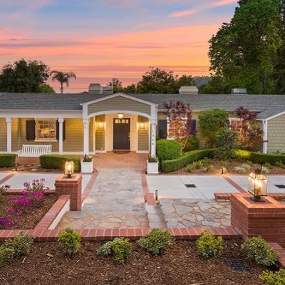 A Gorgeous 1936 Single-level Traditional Ranch Style Home located on Inverness Drive, Pasadena