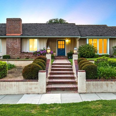 1950’s Ranch-style Home Located on the Beautiful Santa Anita Avenue in San Marino