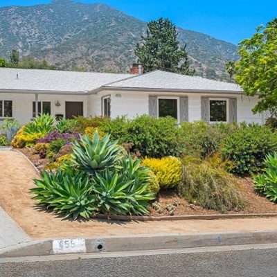1952 Tastefully Updated Ranch Style Home Located on Laurel Avenue, Sierra Madre
