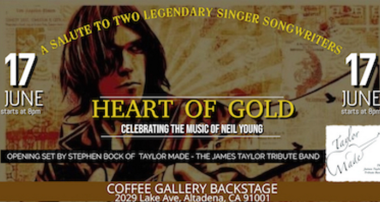 Heart of Gold Celebrates the Music of Neil Young at The Coffee Gallery Backstage