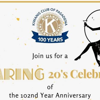 Roaring 20’s Return Thursday as Local Kiwanis Club Toasts 102nd Year Anniversary
