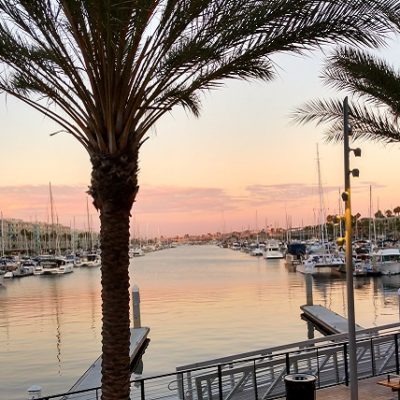 Staycation Solution: Sitting on a Dock in Marina del Rey Enjoying Time