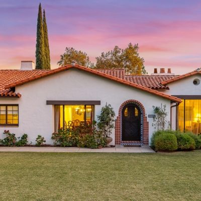 Beautiful Single-Story Character 1930 Spanish Revival on Over Half-Acre Lot