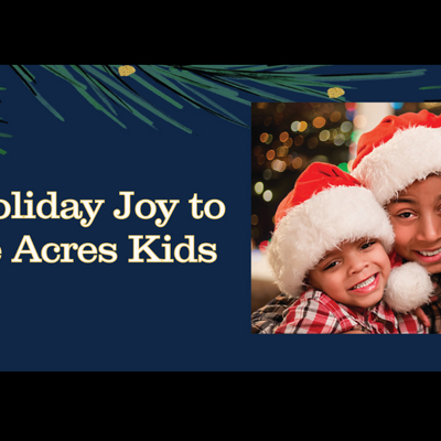 Five Acres’ Holiday Drive To Benefit Children and Youth in Foster Care This Holiday Season