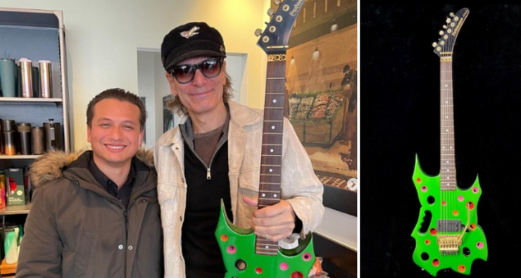 Performer Steve Vai Reunited With His Long Lost ‘Swiss Cheese’ Guitar After It Was Stolen From Pasadena 36 Years Ago