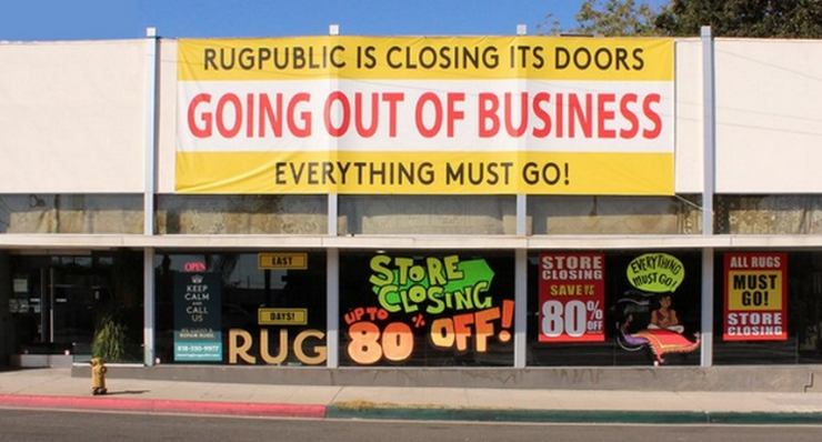 Rugpublic Closes Location After 6 Years, Auction Scheduled