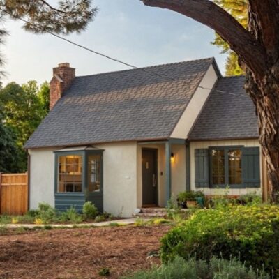 Restored English Cottage Revival Style Bungalow Located on Belvidere Street, Pasadena