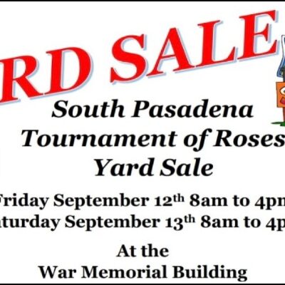 Award-Winning Rose Parade Float Tradition Continues With Community Yard Sale